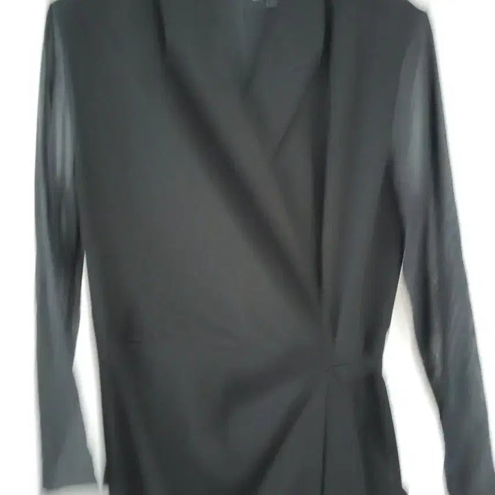 [BUNJANG] MICHAA Black Wrap Dress / 미샤 블랙 랩 원피스 91-103