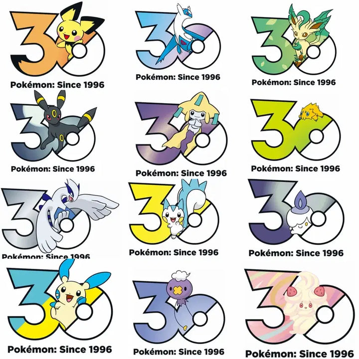 [BUNJANG] Pokemon 30th Anniversary Rotom Logo Sticker / 포켓몬 30주년 로고스티커 로토무
