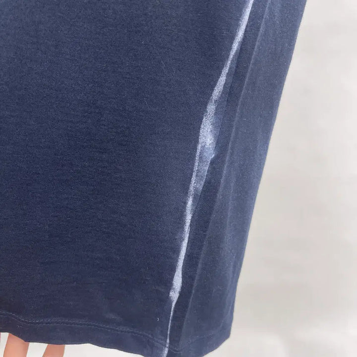 [BUNJANG] Solid Homme V-Neck Short Sleeve T-Shirt Navy / 솔리드 옴므 브이텍반팔티셔츠
