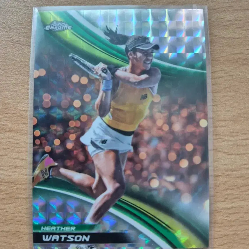 [BUNJANG] 2025 Tops Chrome Tennis Heather Watson Geometric Refractor Card / 2025 탑스크롬 테니스 헤더 왓슨 지오메트릭 리프렉터카드