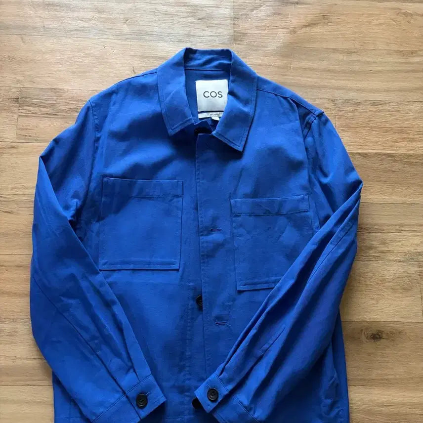 [BUNJANG] COS Blue Relaxed Utility Overshirt Jacket M / COS 코스 블루 릴렉스 유틸리티 오버셔츠자켓 M