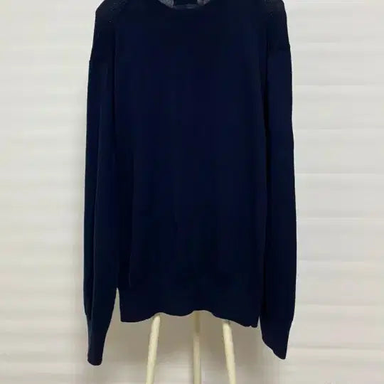 [BUNJANG] TRUGEN Navy Knit Sweater / TRUGEN 트루젠 네이비 니트 100