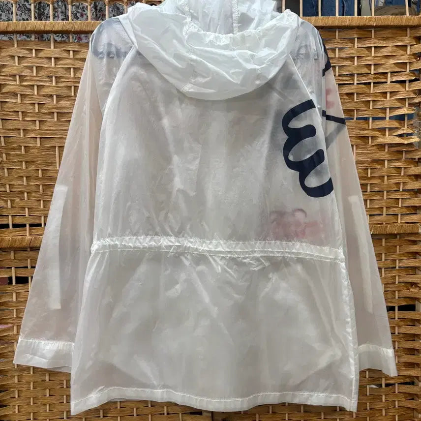 [BUNJANG] White Lightweight Windbreaker Jacket / 바람막이 자켓