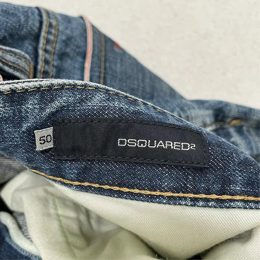 [BUNJANG] DSQUARED2 Washed Back Pocket Denim Pants / 50 디스퀘어드2 워싱 백 포인트 데님팬츠 0506