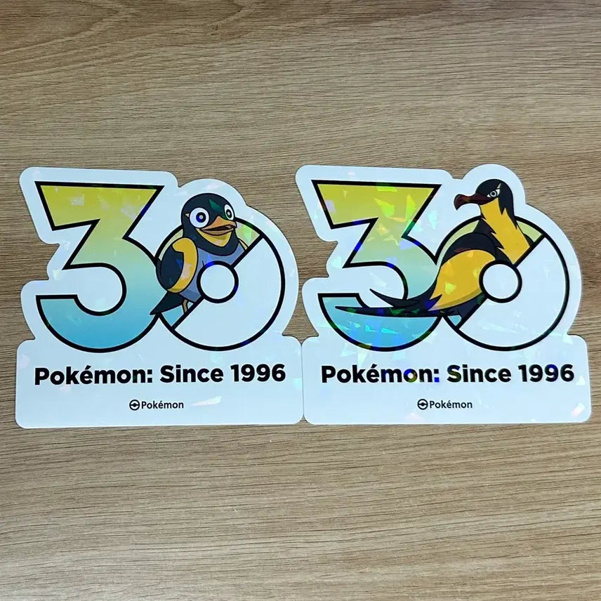 [BUNJANG] Pokemon 30th Anniversary Logo Sticker - Scorbunny / [포켓몬 30주년 로고 스티커]찌리비, 찌리비크