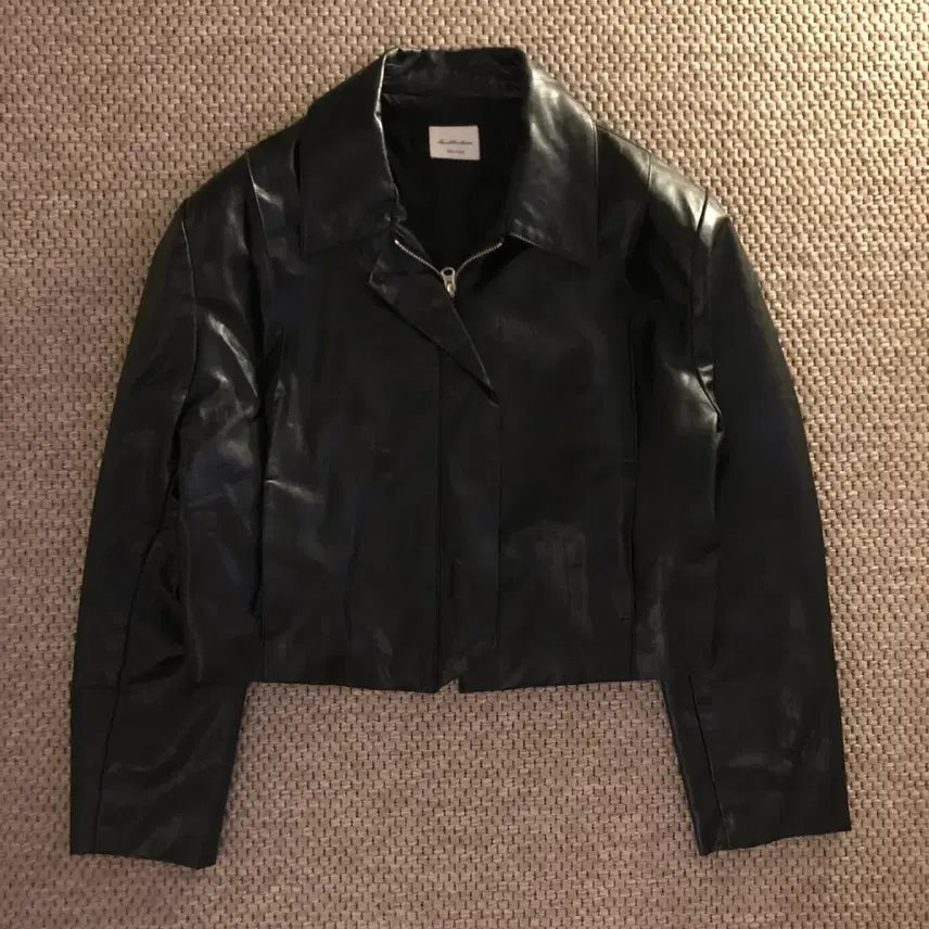 [BUNJANG] Anotherleon Leather Cropped Jacket / Anotherleon 레더 크롭 자켓