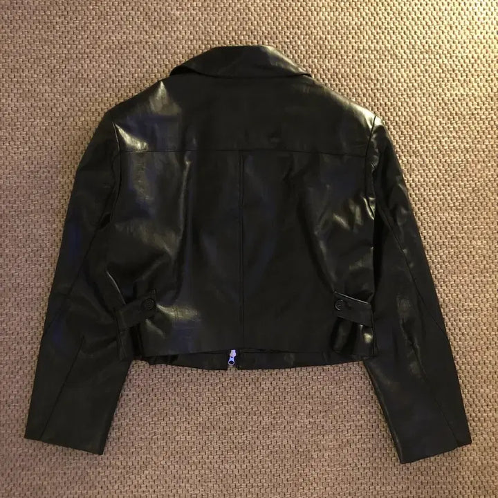 [BUNJANG] Anotherleon Leather Cropped Jacket / Anotherleon 레더 크롭 자켓