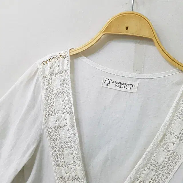 [BUNJANG] Afternoon TEA Cotton Robe White / Afternoon TEA 코튼 로브 화이트