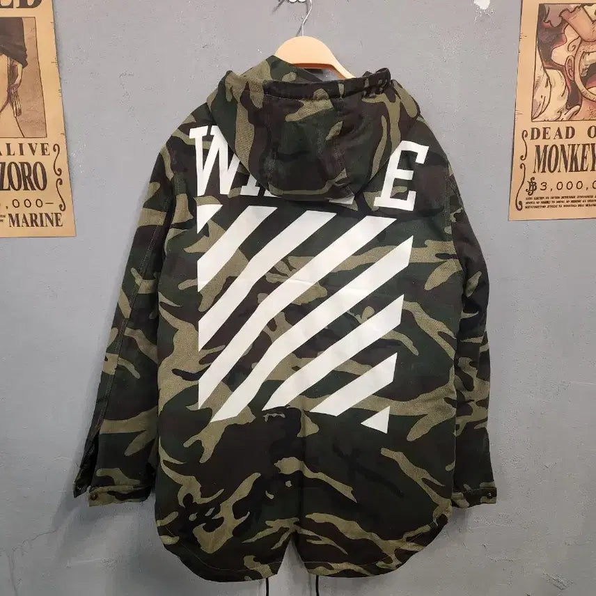 [BUNJANG] Off-White Camouflage Hoodie Jacket / 오프화이트 카모플라쥬 후드 자켓