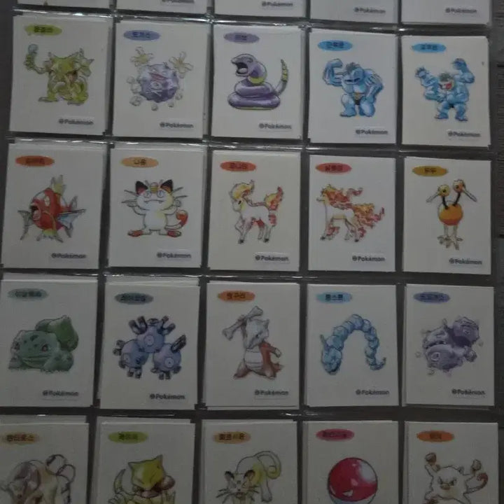 [BUNJANG] Pokemon 30th Anniversary Artwork Stickers / 포켓몬 띠부씰 30주년씰 아트웍 띠부씰