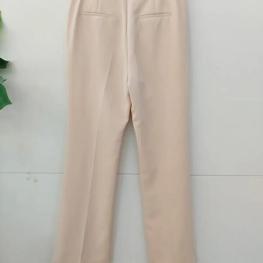 [BUNJANG] Semi Bootcut Slacks (Light Pink) / 연핑크 세미부츠컷 슬랙스 26~27