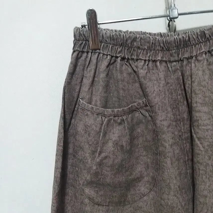[BUNJANG] Cotton Pants with Embroidered Detail / ㅎ246 면마바지