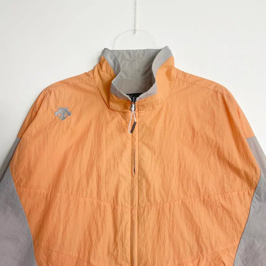 [BUNJANG] Descente Windbreaker Jacket Orange Size 100 / F1 데상트 바람막이 자켓 오렌지 100사이즈