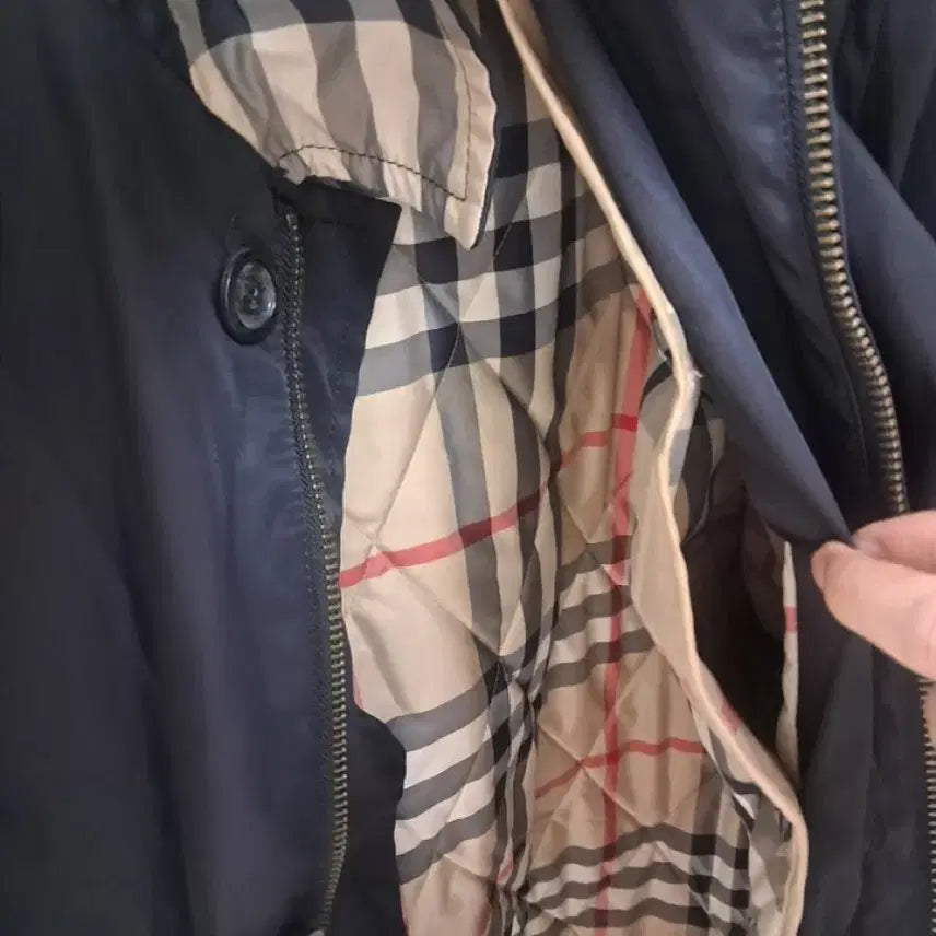 [BUNJANG] Burberry Jacket with Check Lining / 버버리 안감 체크 자켓