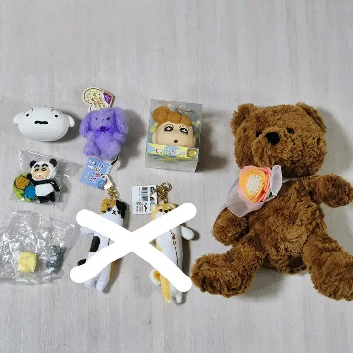 [BUNJANG] Plush Doll Keychain Bag Charm / 봉제인형 키링 가방고리