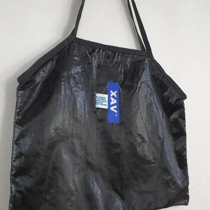 [BUNJANG] XAV Black Glossy Shoulder Bag / XAV 여성 블랙 글로시 숄더백 가방