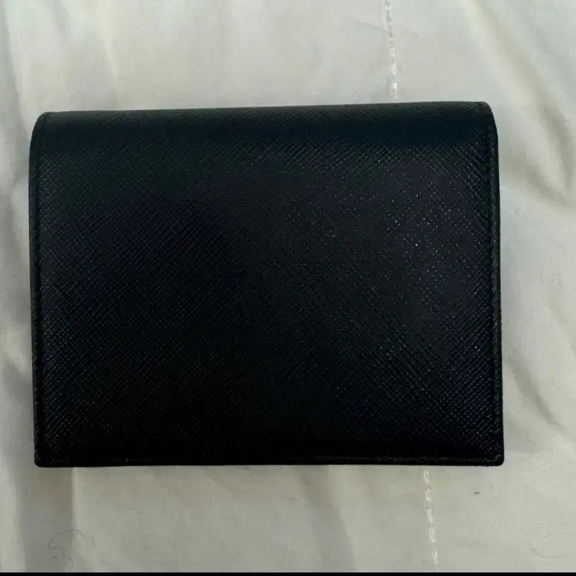 [BUNJANG] Prada Saffiano Coin Purse Black Full Set / 프라다 사피아노 반지갑 블랙 풀세트