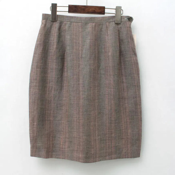 [BUNJANG] Vintage Check Pattern Midi Skirt / 일본 빈티지 체크 패턴 미디 스커트