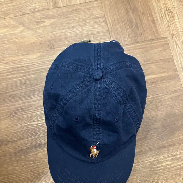 [BUNJANG] Polo Leather Strap Ball Cap Hat Navy / N2 폴로 가죽스트랩 볼캡 모자 네이비 큐알제품