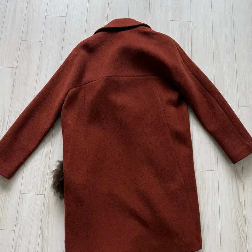 [BUNJANG] ZOOC Brown Wool Coat 55 / ZOOC 주크 브라운 모직 코트 55