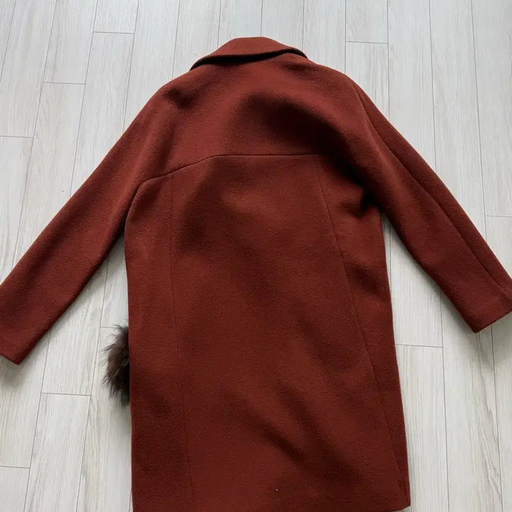 [BUNJANG] ZOOC Brown Wool Coat 55 / ZOOC 주크 브라운 모직 코트 55
