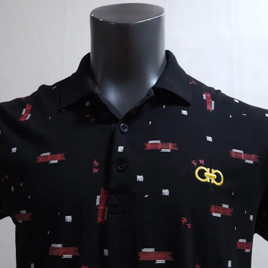 [BUNJANG] Salvatore Ferragamo Pattern Short Sleeve Shirt Size 95 / 페레가모 패턴 반팔셔츠 95사이즈