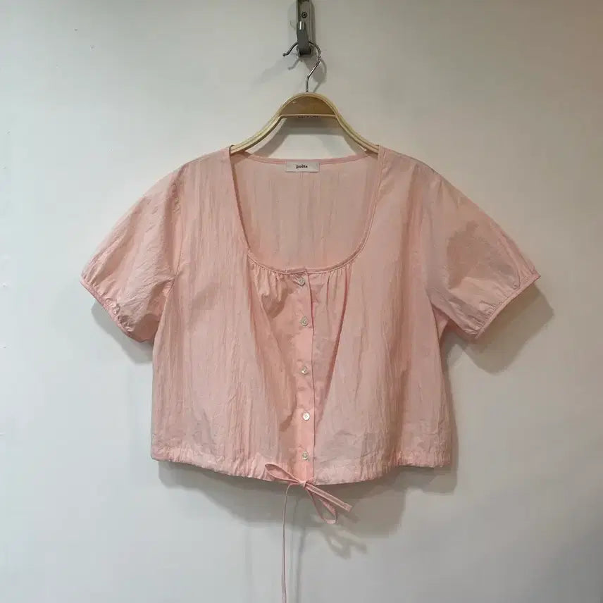 [BUNJANG] Potte Pink Blouse / 포떼 핑크 블라우스