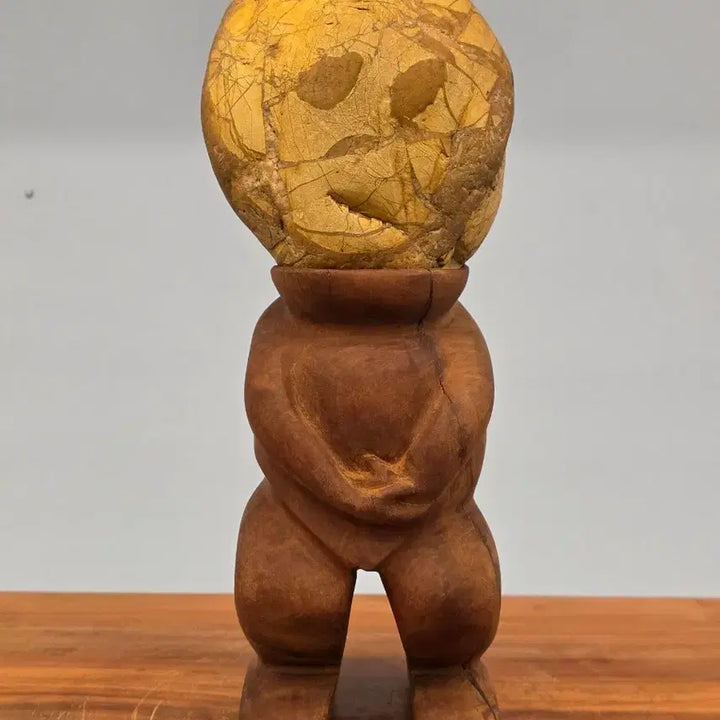 [BUNJANG] Interpreted Stone Sculpture / 26050704 공손한 친구 해석 인상석 수석 팝니다