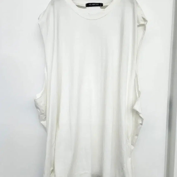 [BUNJANG] Destroyed Cutout Long Tank Top / 디스트로이 나시