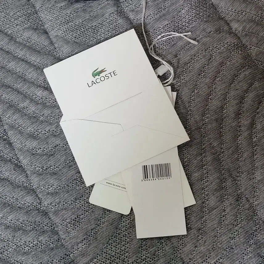 [BUNJANG] Lacoste Black Leather Shopper Tote Bag / 라코스테 블랙 레더 쇼퍼백 토트백