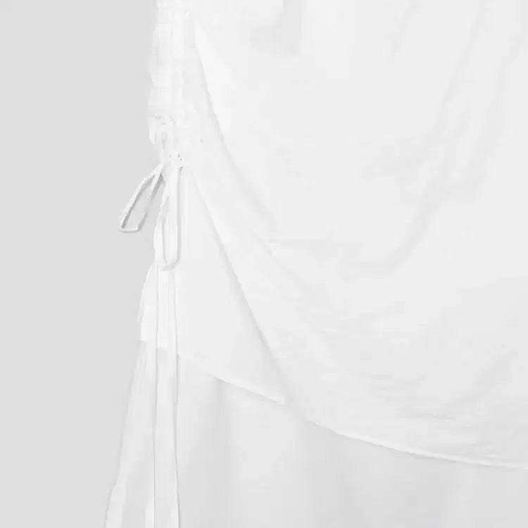 [BUNJANG] 8SECONDS Shirring Long Wrap Skirt - Size M / 에잇세컨즈 셔링 롱 랩 스커트 M