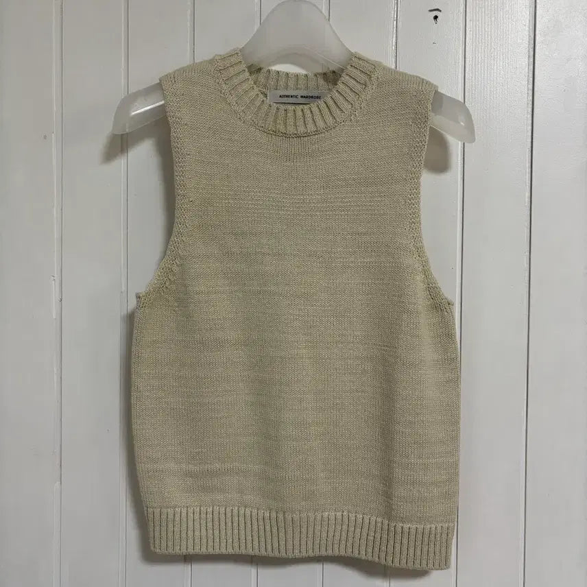 [BUNJANG] Authentic Knit Vest / 어센틱 니트 베스트 여성F(44추천)