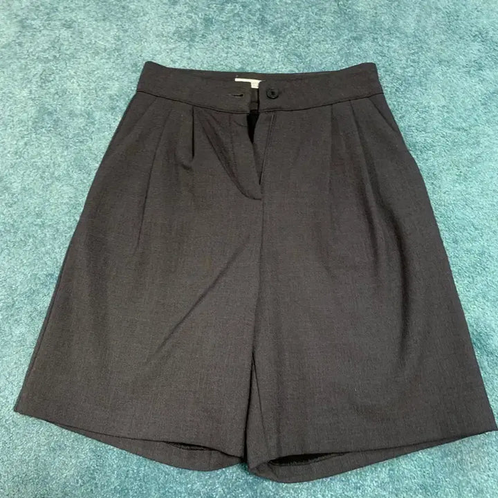 [BUNJANG] Autumn Bermuda Pants Wool Pinched Half Pants / 어텀 버뮤다 팬츠 울 핀턱 반바지 기모하프팬츠