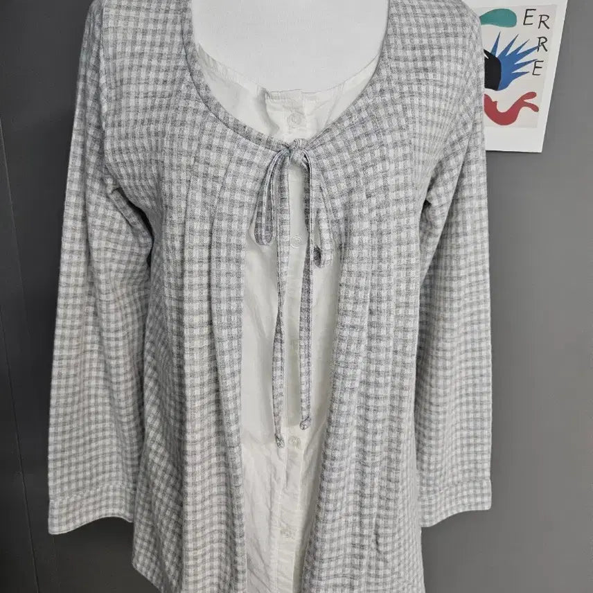 [BUNJANG] Vintage Check Layered Shirt / 빈티지 체크 바선생 레이어드 셔츠