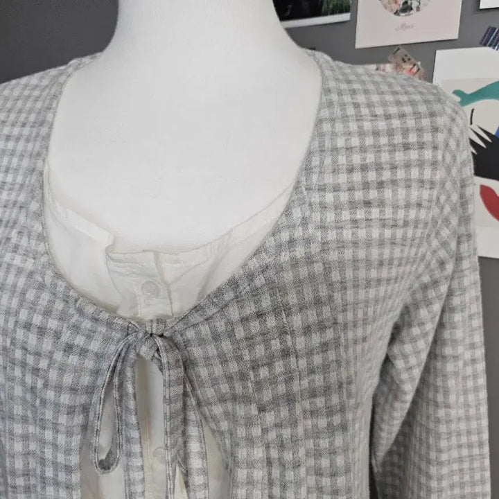 [BUNJANG] Vintage Check Layered Shirt / 빈티지 체크 바선생 레이어드 셔츠