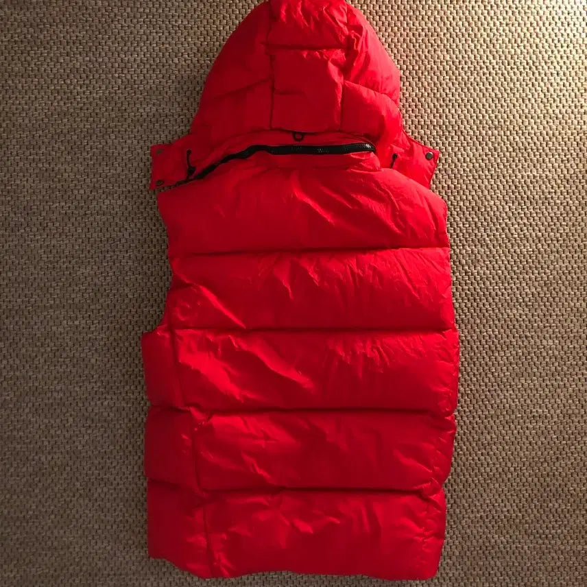 [BUNJANG] Polo Ralph Lauren Red Puffer Vest / 폴로 랄프로렌 레드 푸퍼 베스트