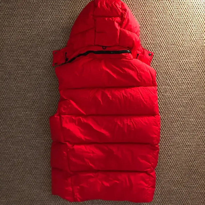 [BUNJANG] Polo Ralph Lauren Red Puffer Vest / 폴로 랄프로렌 레드 푸퍼 베스트