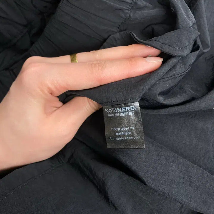 [BUNJANG] Not FoundARD Black Parachute Nylon Cargo Pants / 낫포너드 블랙 파라슈트 나일론 카고팬츠