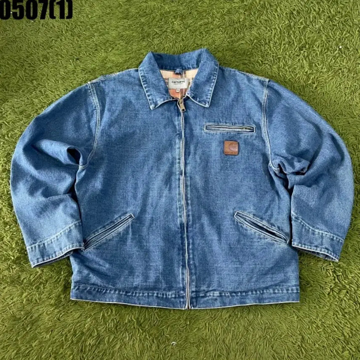 [BUNJANG] Carhartt Denim Work Jacket Blouson / 칼하트 데님 워크 자켓 블루종