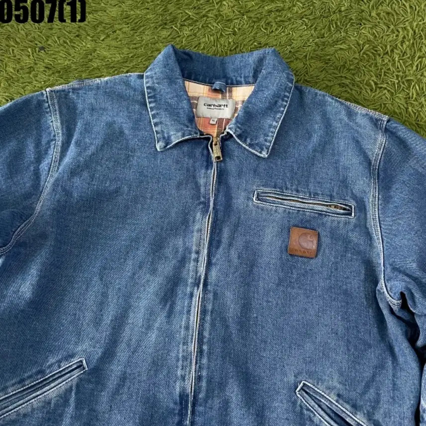 [BUNJANG] Carhartt Denim Work Jacket Blouson / 칼하트 데님 워크 자켓 블루종