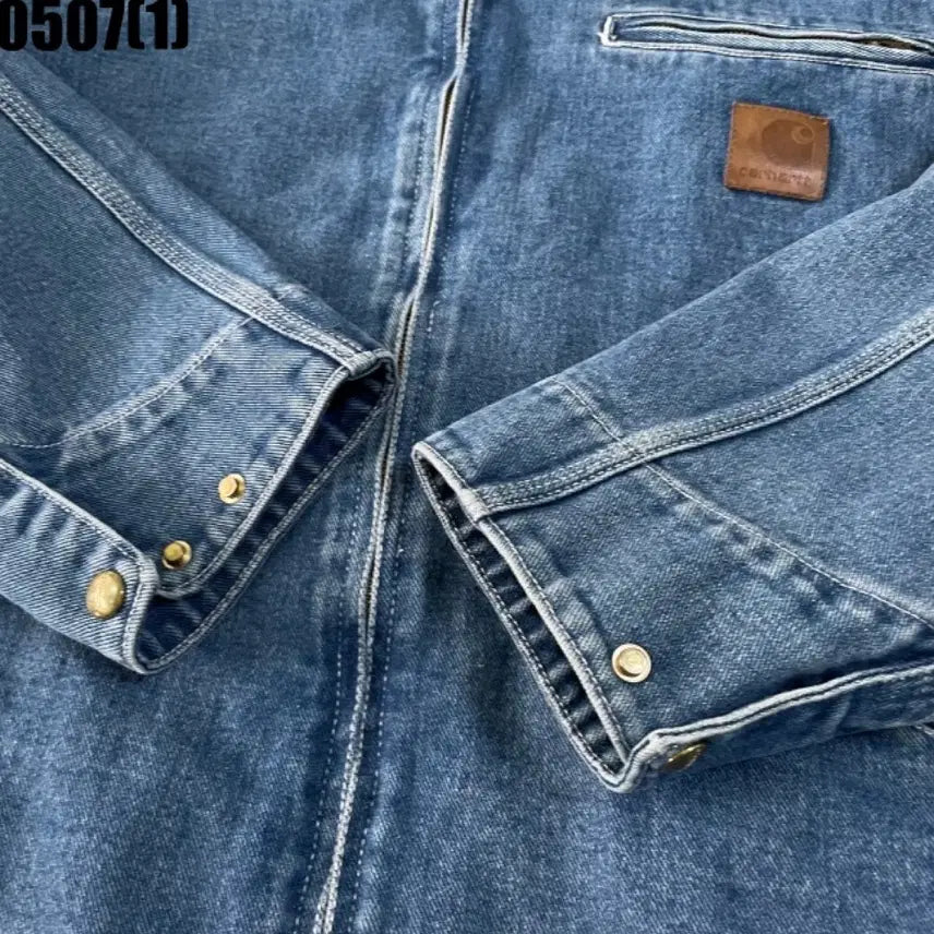 [BUNJANG] Carhartt Denim Work Jacket Blouson / 칼하트 데님 워크 자켓 블루종