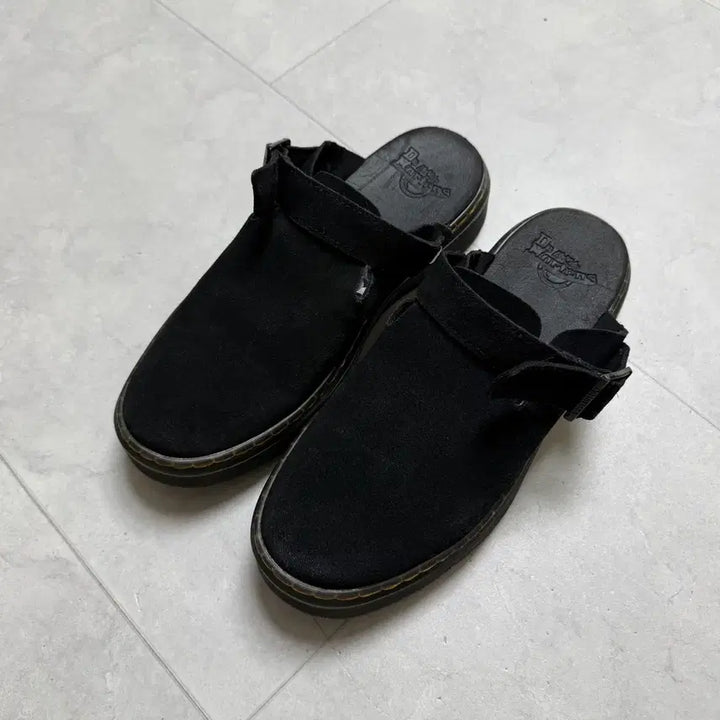 [BUNJANG] Dr. Martens Carlson Suede Black Boots / 닥터마틴 칼슨 스웨이드 블랙 270