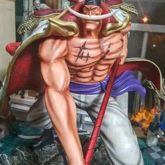 [BUNJANG] One Piece Whitebeard Resign Statue Repaint / 원피스 흰수염 레진 스태츄 리페인팅