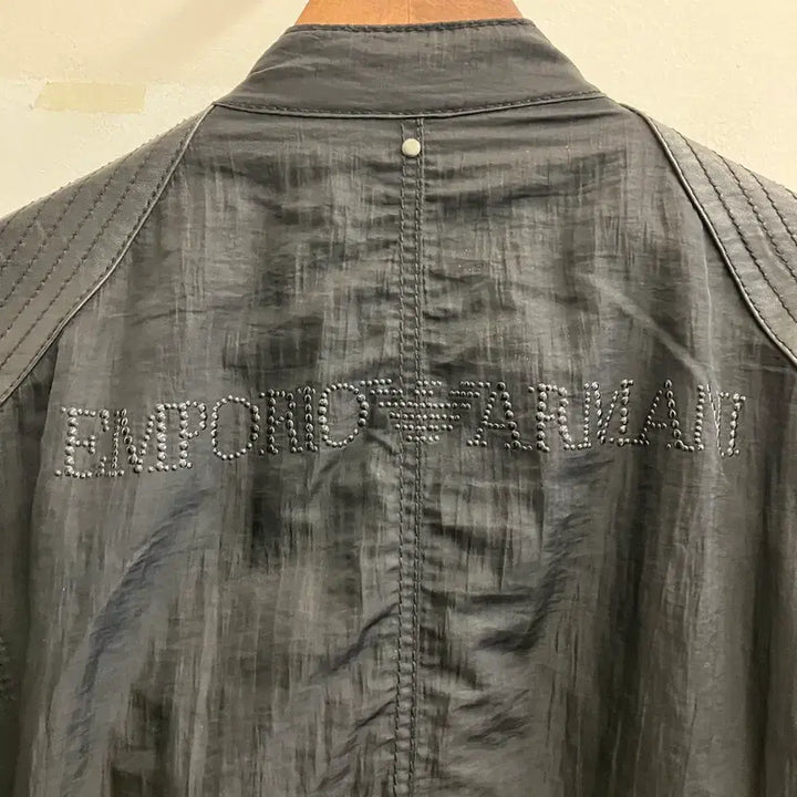[BUNJANG] Giorgio Armani Nylon Biker Jacket / N249 아르마니 나일론 바이커 자켓 알마니