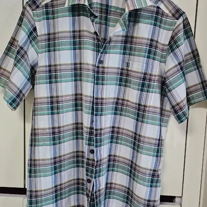 [SOLD OUT] 닥스 체크 반팔 셔츠 남방 105