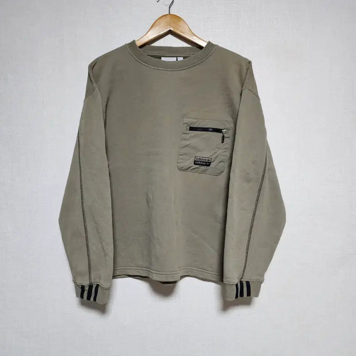[BUNJANG] Adidas Oversized Pocket Sweatshirt / 아디다스 오버핏 포켓스웻티 ~110프리사이즈