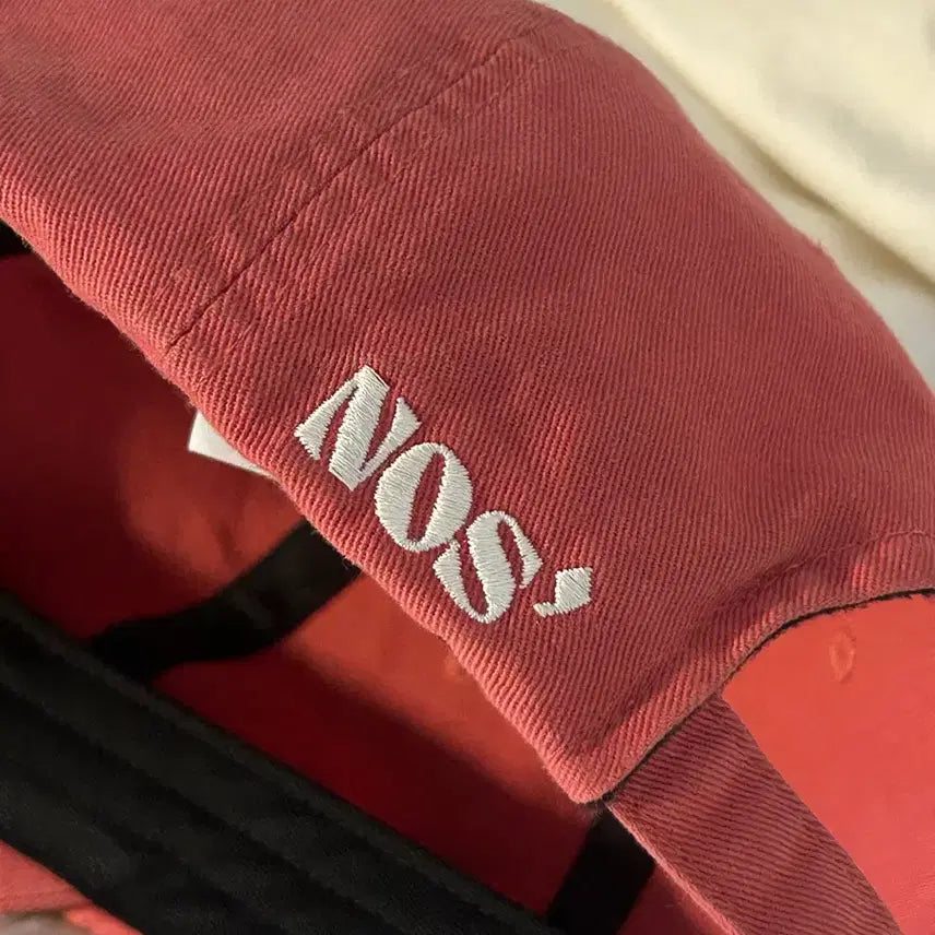 [BUNJANG] NOS7 Pigment Red Ball Cap / NOS7 볼캡 피그먼트레드