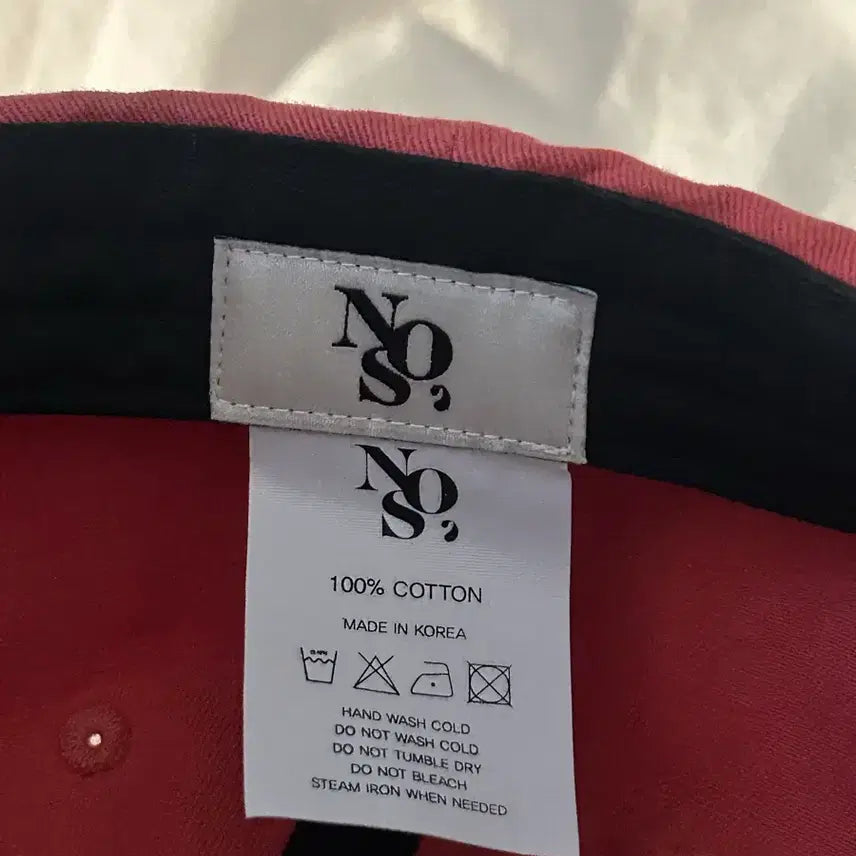 [BUNJANG] NOS7 Pigment Red Ball Cap / NOS7 볼캡 피그먼트레드