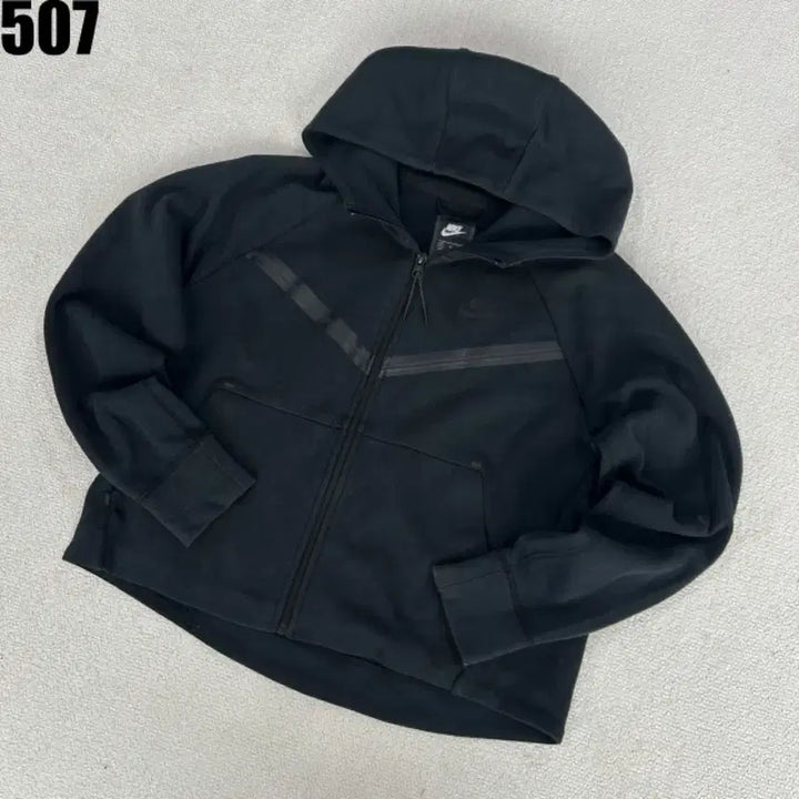 [BUNJANG] Nike Tech Pack Black Hooded Zip-up Jacket M / 나이키 테크팩 블랙 후드집업 M