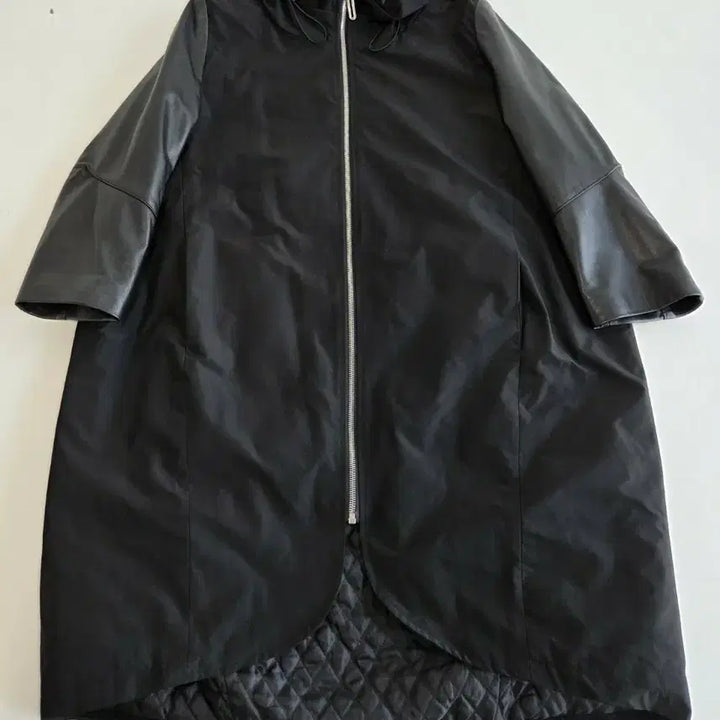 [BUNJANG] JIGOTT Black Long Leather Jacket / JIGOTT 블랙 롱 가죽 자켓 L(77)